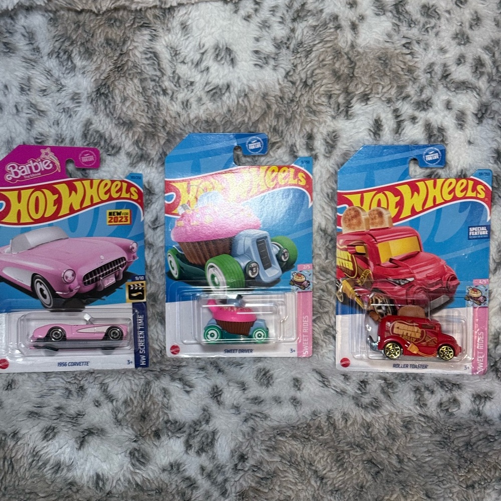 Hot Wheels Pink Corvette Kids Toy Car - Hot Wheels